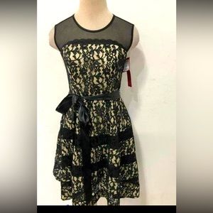 Liz Manelli dress size small new with tags black cocktail dress